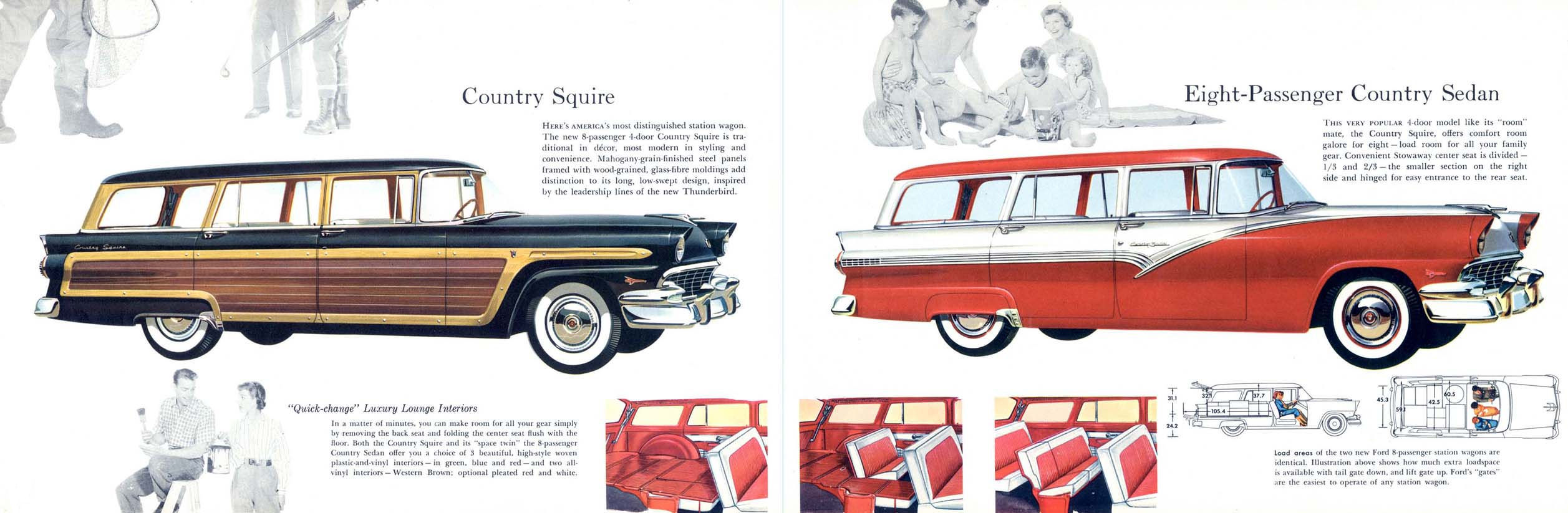 1956 Ford Wagons Brochure Page 2